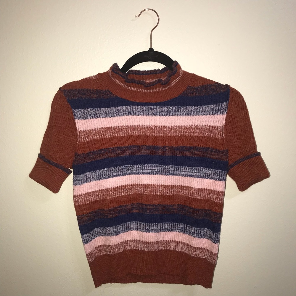 Free People Mock-Neck Sweater